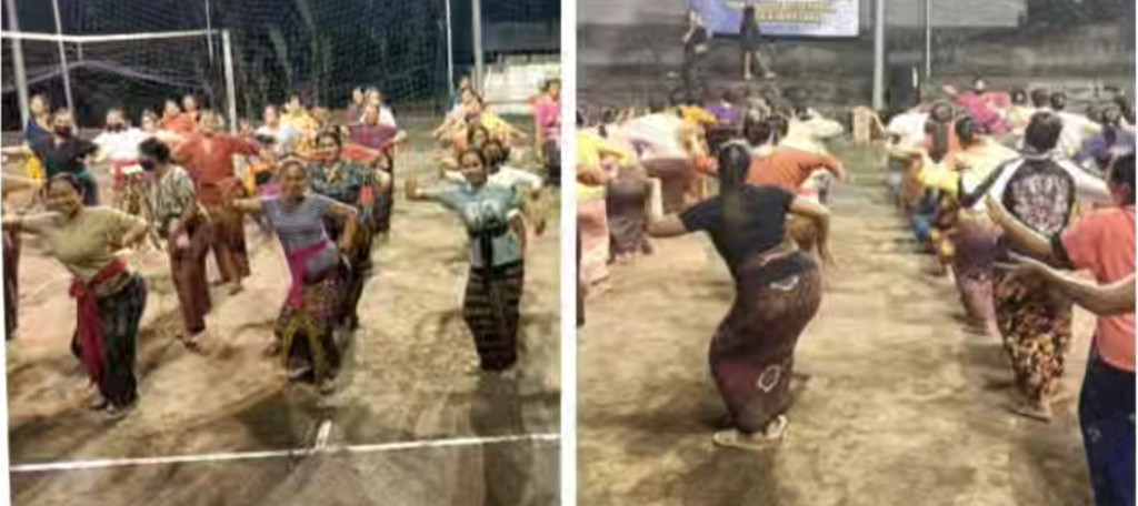 PELATIHAN MENARI WALI PKK BR. BALER PASAR